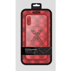   HUSĂ! - Husa din silicon TPU transparenta Joway BHK32 pentru iPhone X / XS (5.8") cu rama rosie