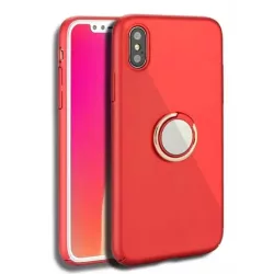   HUSĂ! - Joway BHK35 iPhone X / XS (5,8") inel roșu husă magnetică TPU