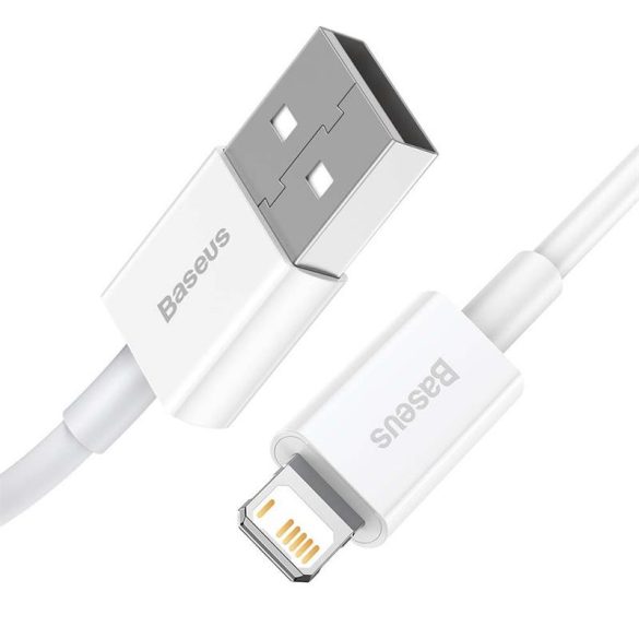 Cablu de date alb Baseus Superior iPhone 8pin 2m 2.4A