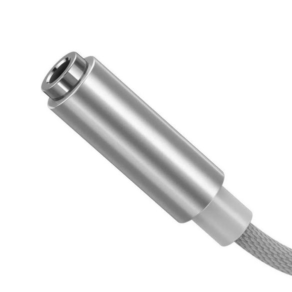Adaptor audio/HF, iPhone 8pin - mufă de 3,5 mm, alb, Baseus CALL3-02