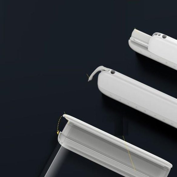 Husa universala impermeabila pentru telefon, 7.2", transparenta/alba, PVC + ABS + silicon, IPX8, Baseus Let's Go