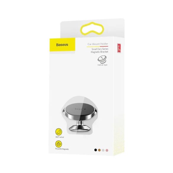 Suport auto pentru bord, magnetic, negru, Baseus Small Ears SUER-B01