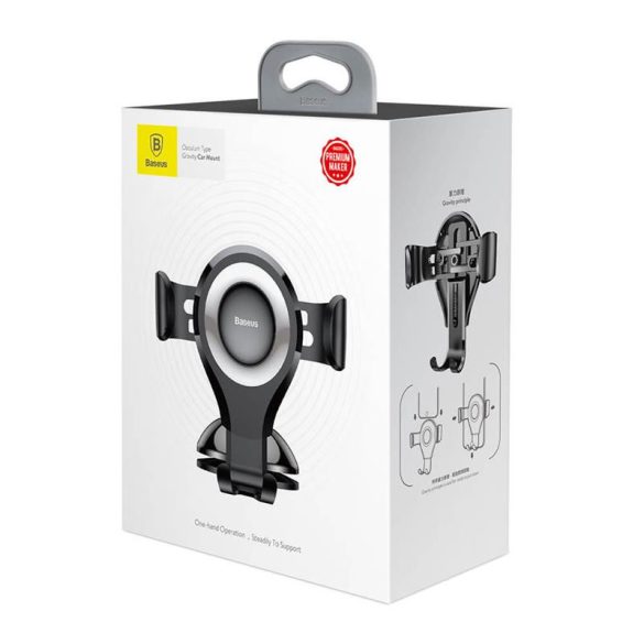 Suport auto pentru bord, negru-argintiu, Baseus Osculum SUYL-XP0S