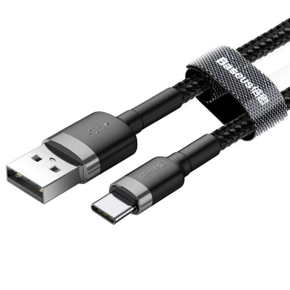 Baseus CATKLF-CG1 Cablu de date din material negru tip C 2m 2A