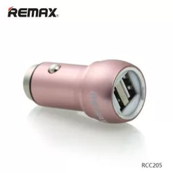   Încărcător de trabucuri din metal Remax RCC205 roz 2USB 2.4A