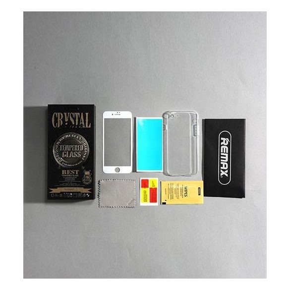 Remax GL-08 Samsung G950 Galaxy S8 folie de sticlă frontală 3D albă (PET)