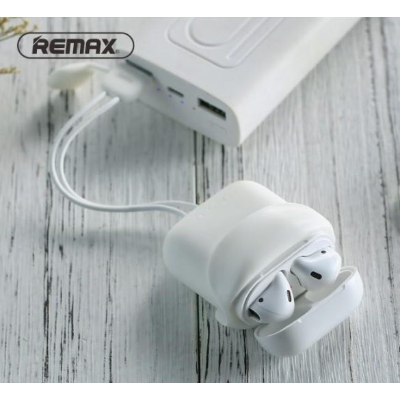 Carcasă de încărcare Apple AirPods albă Remax RC-A6