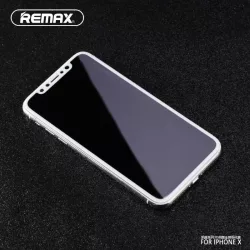  Film Remax GL-04 iPhone 11 Pro X XS (5,8") alb din sticlă 3D frontală