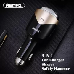   Remax RT-SP01 cap de umplere trabuc negru 2.4A cap sparg parbriz + brici