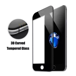   Remax GL-07 iPhone 7 8 Plus (5,5") folie de sticlă frontală 3D PET neagră 0,26 mm