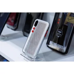   HUSĂ! - Carcasă din spate argintie Remax RM-1656 iPhone X / XS (5,8")