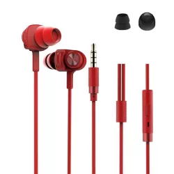   Căști stereo premium pentru gamer Remax RM-900F cu vibrații roșii, căști