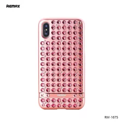   HUSĂ! - Carcasă Remax RM-1675 pentru iPhone X / XS (5,8"), piatră roz