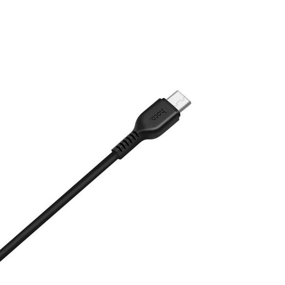 Cablu de date tip C, negru, 1m, 3A, Hoco X13
