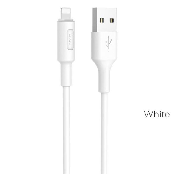 Hoco X25 iPhone 8pin cablu de date alb 1m 2A