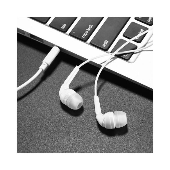 Căști cu cască stereo Hoco M40 alb jack de 3,5 mm