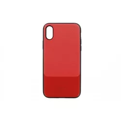   HUSĂ! - Dotfes G02MS husă pentru iPhone X XS (5,8"), roșu carbon premium