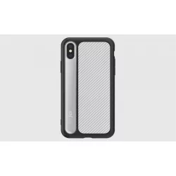   HUSĂ! - Husă din spate premium Dotfes G06 pentru iPhone X XS (5,8") negru-argintiu