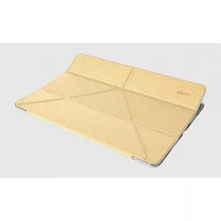   Husă pentru tabletă iPad Pro 10,5" 2018, husă origami, aurie, Dotfes L01