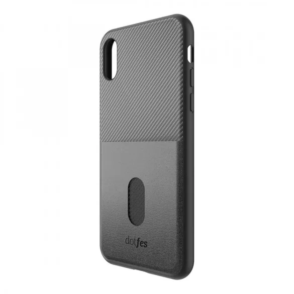 HUSĂ! - Husa spate Samsung Galaxy S9, carcasa din plastic, card bancar rezistent, carbon premium, negru, SM-G960, Dotfes G02