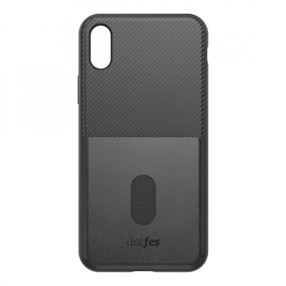 HUSĂ! - Husa spate Samsung Galaxy S10, carcasa din plastic, card bancar rezistent, carbon premium, negru, SM-G977, Dotfes G02