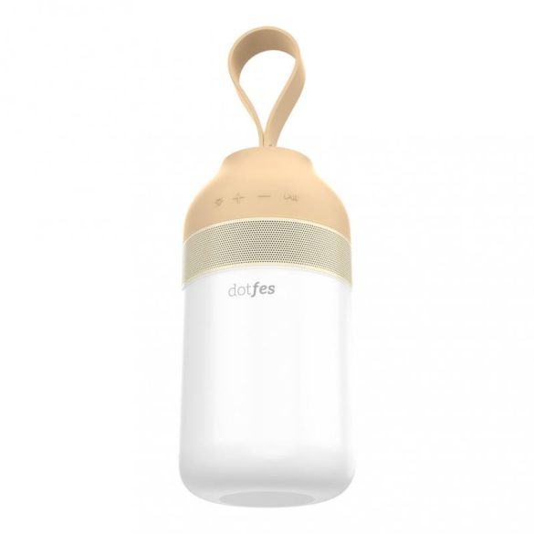 Difuzor bluetooth Dotfes H04 maro + lampă