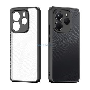 Xiaomi Redmi Notă 14 4G capac spate caz, caz de telefon, transparent / negru, PC / TPU, cu camera de protecție, Dux Ducis Aimo