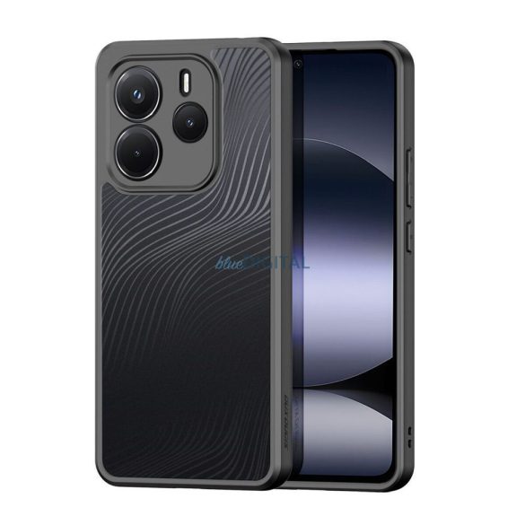 Xiaomi Redmi Notă 14 4G capac spate caz, caz de telefon, transparent / negru, PC / TPU, cu camera de protecție, Dux Ducis Aimo