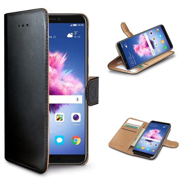 Celly Wally Samsung A510 Galaxy A5 2016 negru magnetic silicon carte Husă cu cadru