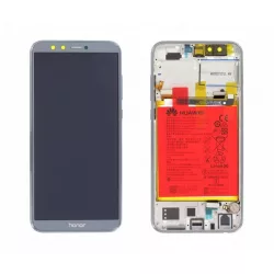   Honor 9 Lite gri cu ecran LCD + panou tactil din fabrică, baterie