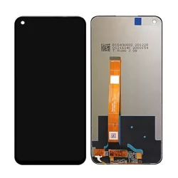   Realme 7 5G / Narzo 30 Pro LCD negru+panou tactil  - PIESĂ DE SCHIMB!