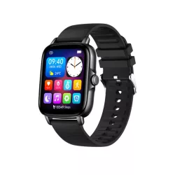   Ceas inteligent Colmi P30 cu curea din silicon, ecran HD de 1,9 inchi, impermeabil IP67, negru