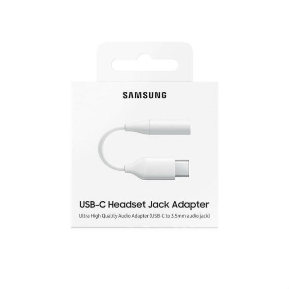 Samsung EE-UC10JUW Type-C - adaptor convertor pentru căști audio de 3,5 mm din fabrică