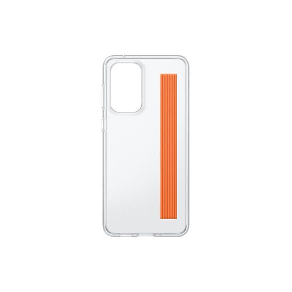Husa din silicon Slim Trap din fabrica Samsung Galaxy A33 5G, cu curea, TPU, transparenta, SM-A336, EF-XA336CTEGWW