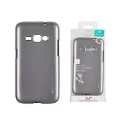   Husa din silicon Mercury i-Jelly Metal Samsung J120 Galaxy J1 2016 gri