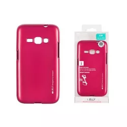   Husa silicon roz Samsung J120 Galaxy J1 2016 Mercury i-Jelly Metal
