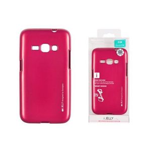 Husa silicon roz Samsung J120 Galaxy J1 2016 Mercury i-Jelly Metal