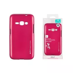   Husa silicon roz Samsung A320 Galaxy A3 2017 Mercury i-Jelly Metal