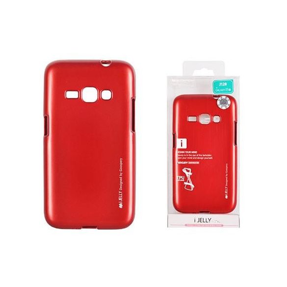 Husa silicon rosie Mercury i-Jelly Metal Samsung A320 Galaxy A3 2017