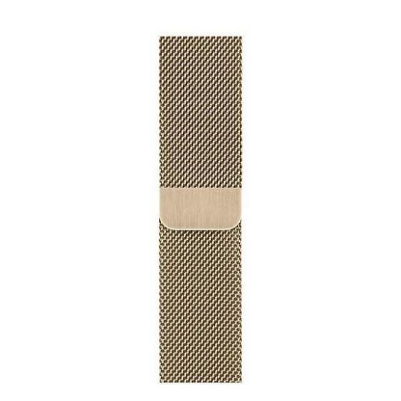 Curea metalică pentru ceas inteligent Mercury gold, Apple Watch 4/5/6/7/SE 42MM