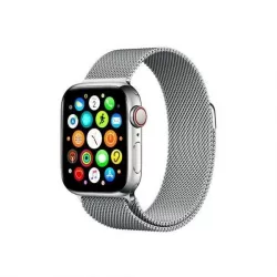   Curea metalică pentru ceas inteligent argintiu mercur, Apple Watch 4/5/6/7/SE 42 mm