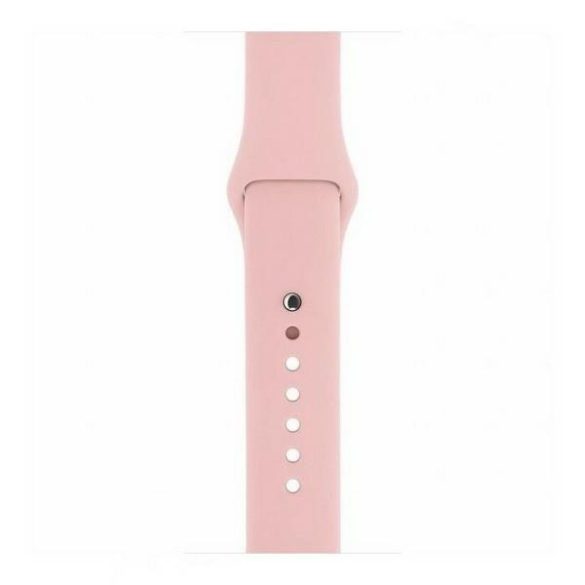 Curea din silicon pentru ceas inteligent roz mercur, Apple Watch 4/5/6/7/SE 44/45mm