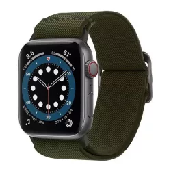   Apple Watch 4/5/6/7/SE, curea ceas inteligent, material textil, verde, 42/44/45mm, Spigen