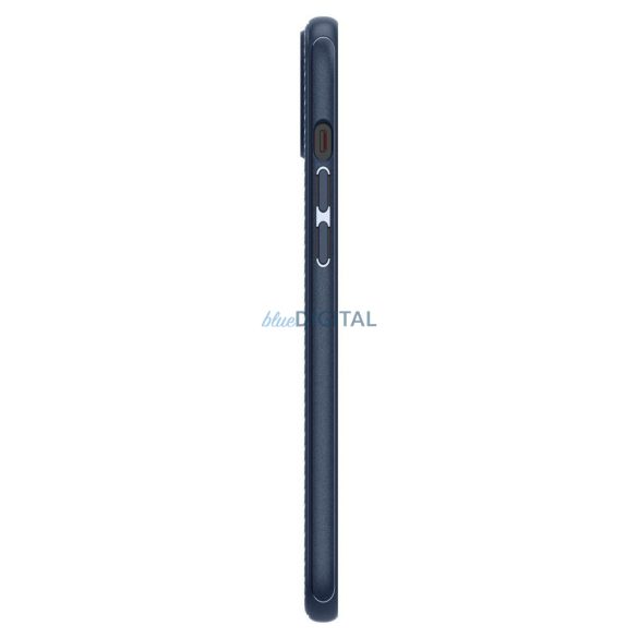 Carcasă din spate pentru iPhone 15 Pro Max (6,7"), carcasă TPU, husă Magsafe, albastră, Spigen Mag Armor Magsafe