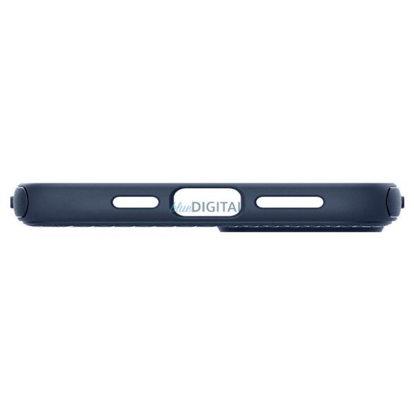 Carcasă din spate pentru iPhone 15 Pro Max (6,7"), carcasă TPU, husă Magsafe, albastră, Spigen Mag Armor Magsafe