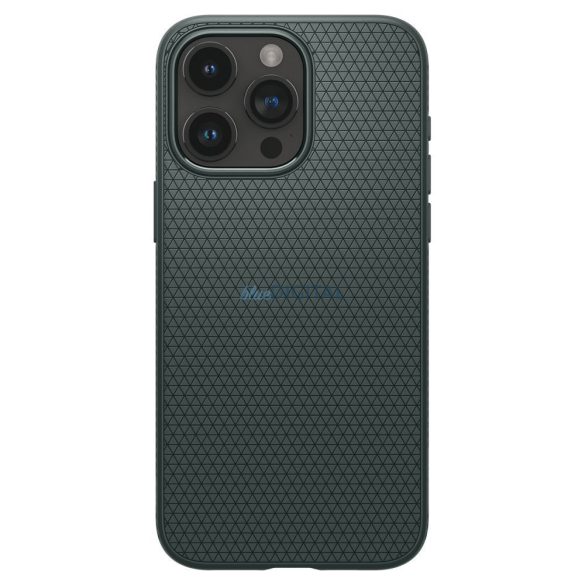 Carcasa din spate iPhone 15 Pro (6.1"), carcasa TPU, verde inchis (Abyss Green), Spigen Liquid Air