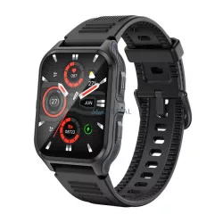   Ceas inteligent Colmi P73 cu curea din silicon, ecran IPS de 1,9", rezistență la apă IP68, negru