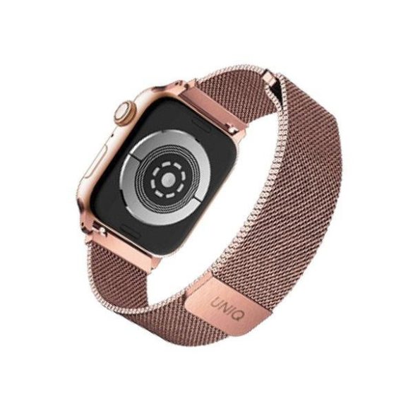 Apple Watch 4/5/6/7/SE, curea ceas inteligent, metal, roz, 38/40/41mm, UNIQ