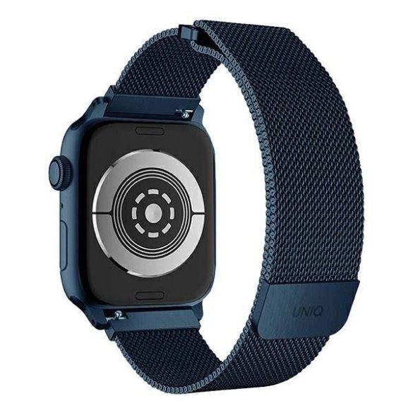 Apple Watch 4/5/6/7/SE, curea ceas inteligent, metal, albastru, 38/40/41mm, UNIQ