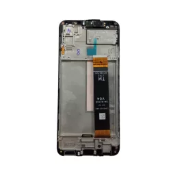   Samsung M236 Galaxy M23 5G LCD negru din fabrică + panou tactil cu cadru  - PIESĂ DE SCHIMB!